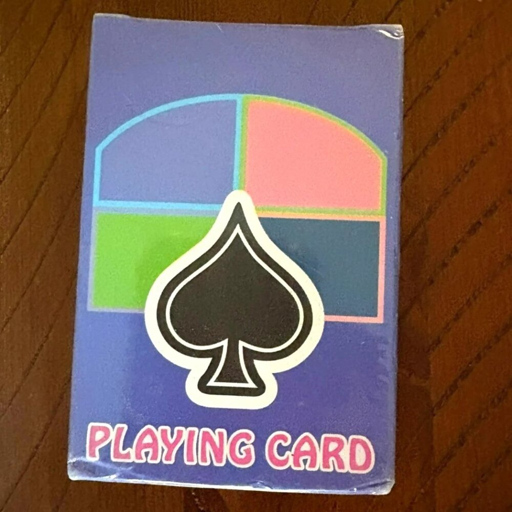 NEW Playing Cards Sealed Deck Retro Funky Geometric Design Poker Game Night